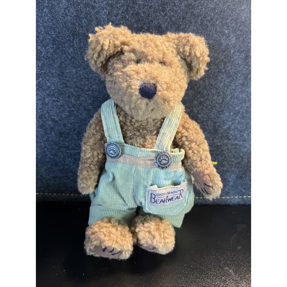 Boyds Bears Plush Collectible 20th Anniversary Corduroy Overalls Brown‎ NIB